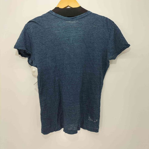 フォーティーファイブアールピーエム 45rpm 藍染め VネックTシャツ レディース JPN:1