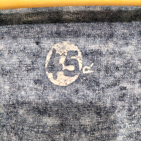 フォーティーファイブアールピーエム 45rpm 藍染め VネックTシャツ レディース JPN:1