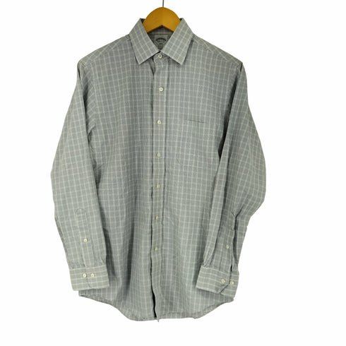 ブルックスブラザーズ BROOKS BROTHERS REGENT チェック柄レギュラーカラーシャツ メンズ 14 1/2 - 2/3