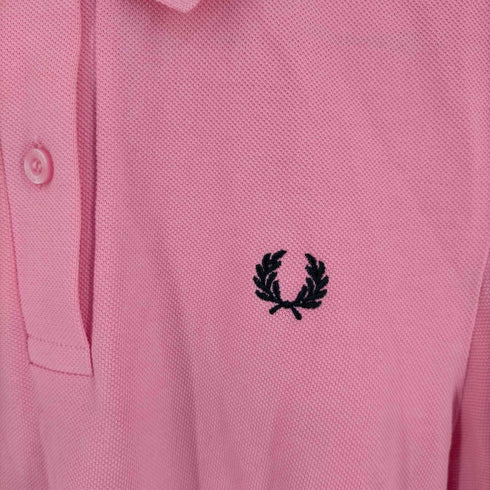 フレッドペリー FRED PERRY G6000 The Fred Perry Shirt - BRIGHT PINK フロントロゴ刺繍ポロシャツ レディース UK:6