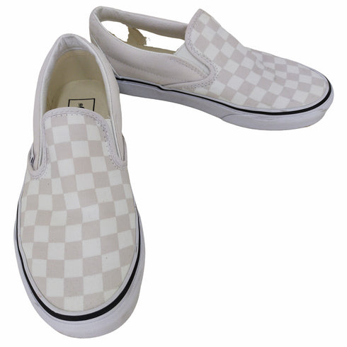 バンズ VANS チェック スリッポン レディース JPN:23
