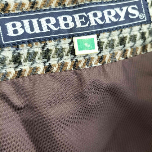 バーバリーズ BURBERRYS ハウンドトゥース ウールフレアスカート レディース