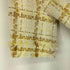 ザラ ZARA Tweed Yellow Retro Mini Dress レディース XS