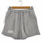 matin kim STITCH LABEL SWEATSHORTS IN LIGHT GREY レディース FREE