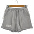 matin kim STITCH LABEL SWEATSHORTS IN LIGHT GREY レディース FREE