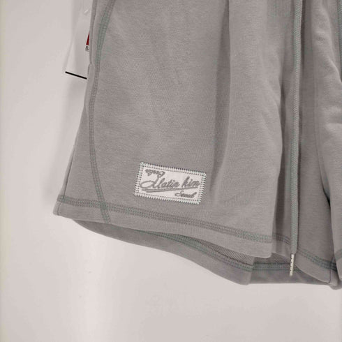 matin kim STITCH LABEL SWEATSHORTS IN LIGHT GREY レディース FREE