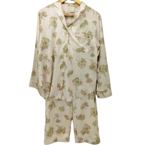 ジェラートピケ gelato pique 【ミュシャ】花柄サテンシャツ&ロングパンツ レディース ONE SIZE