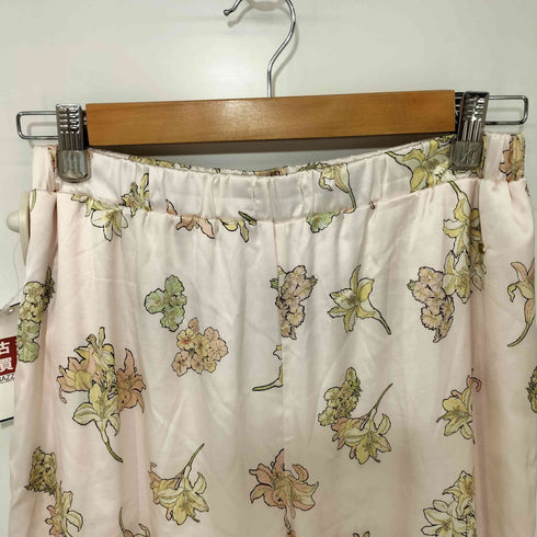 ジェラートピケ gelato pique 【ミュシャ】花柄サテンシャツ&ロングパンツ レディース ONE SIZE