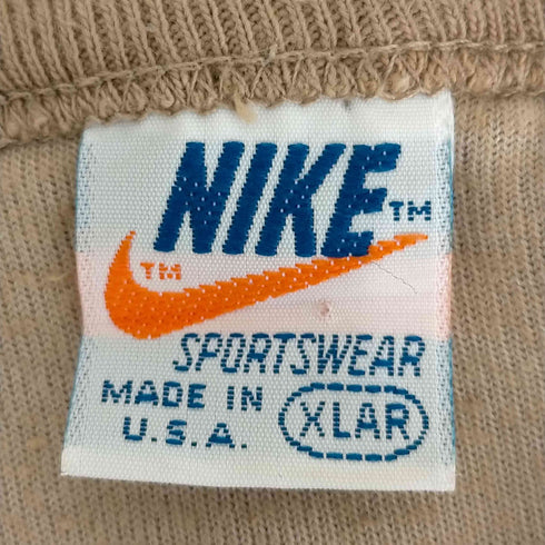ナイキ NIKE 70s~80s USA製 Vネック ベロアプルオーバー メンズ JPN:XL