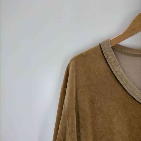 ナイキ NIKE 70s~80s USA製 Vネック ベロアプルオーバー メンズ JPN:XL