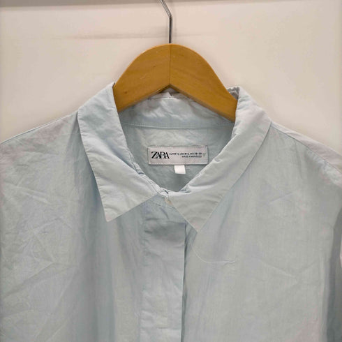 ザラ ZARA SHIRT DRESS WITH POCKETS レディース USA M-L