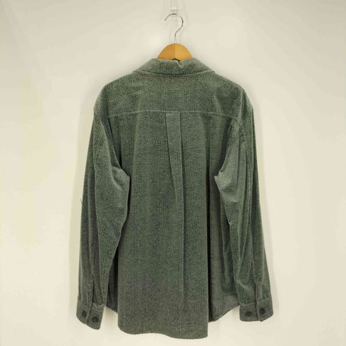 ジョルジオアルマーニ Giorgio Armani イタリア製 総柄 ベルベットシャツ メンズ EUR:54
