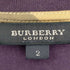 バーバリーロンドン BURBERRY LONDON 襟ノバチェック ロゴ刺繍 開襟ポロシャツ レディース 2