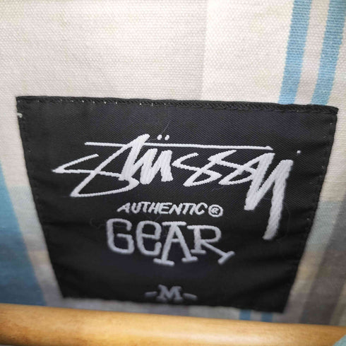 ステューシー Stussy AUTHENTIC GEAR スナップボタン シャツジャケット メンズ import:M