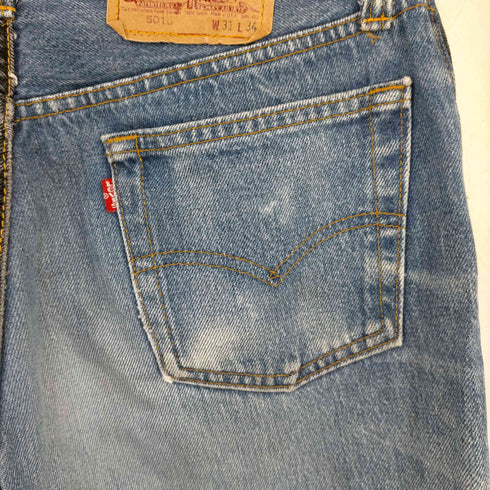 リーバイス Levis USA製 501 リメイク デニムパンツ メンズ 31