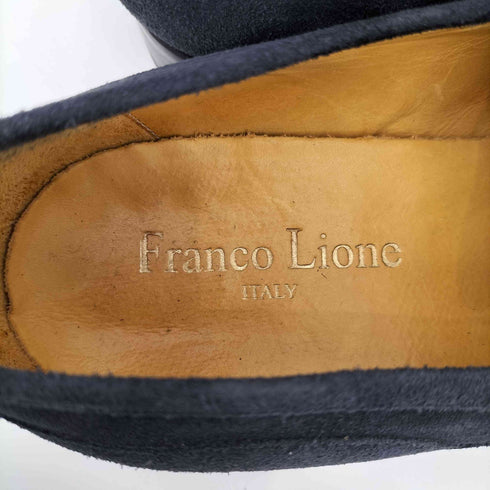 フランコリオーネ FRANCO LIONE スウェード ウイングチップキルトローファー メンズ 41