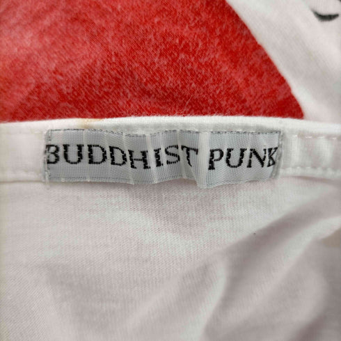 ブディストパンク BUDDHIST PUNK サイド編み上げ バンドプリントワンピース レディース