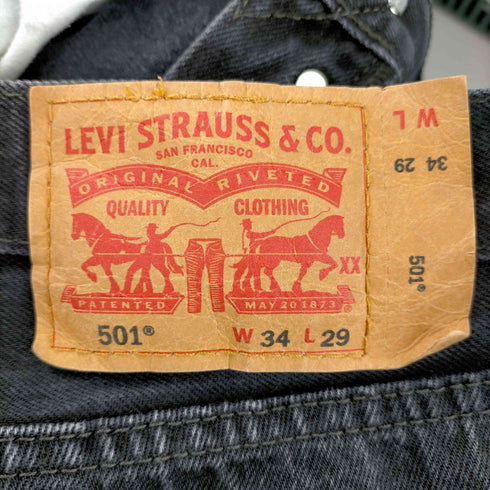 リーバイス Levis 501 ボタンフライ ストレート デニムパンツ メンズ 34×29