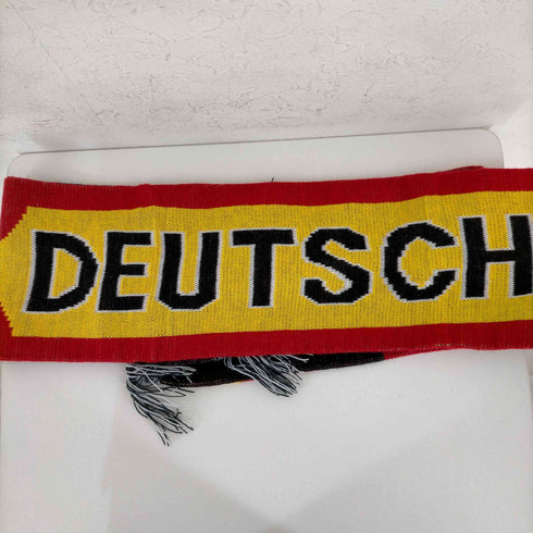 DEUTSCHLAND フリンジ サッカーマフラー メンズ