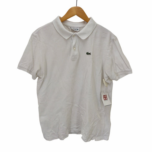 ラコステ LACOSTE 胸元ロゴワッペン CUSTOMFITポロシャツ メンズ JPN:S