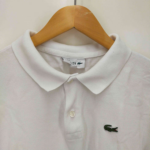 ラコステ LACOSTE 胸元ロゴワッペン CUSTOMFITポロシャツ メンズ JPN:S