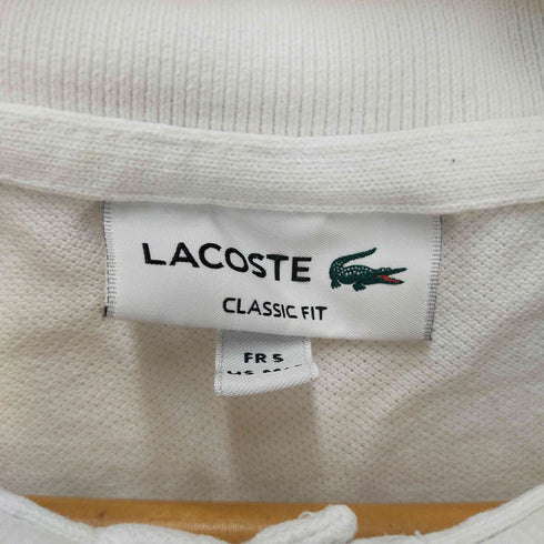 ラコステ LACOSTE 胸元ロゴワッペン CUSTOMFITポロシャツ メンズ JPN:S