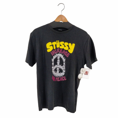 ステューシー Stussy フロントラバープリントTシャツ INCREASE THE PEACE メンズ JPN:M