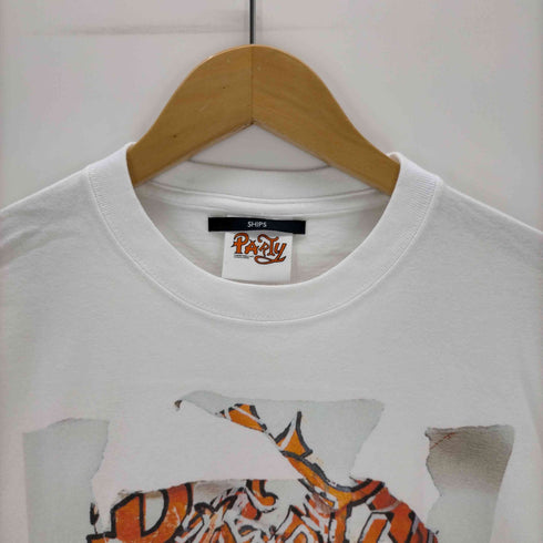 シップス SHIPS フロントプリントTシャツ メンズ JPN:S