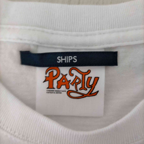 シップス SHIPS フロントプリントTシャツ メンズ JPN:S