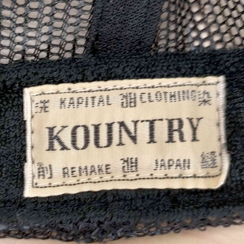 キャピタル KAPITAL CONEYCOWBOWY メッシュキャップ メンズ ONE SIZE