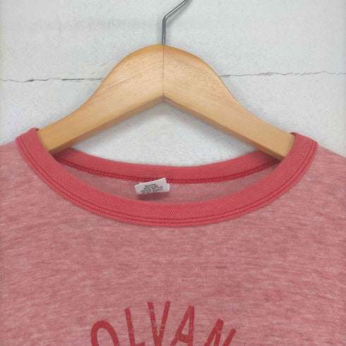 ヘインズ Hanes 75年製 三角タグ SOLVANG ATHLETICS リンガーTシャツ メンズ JPN:S