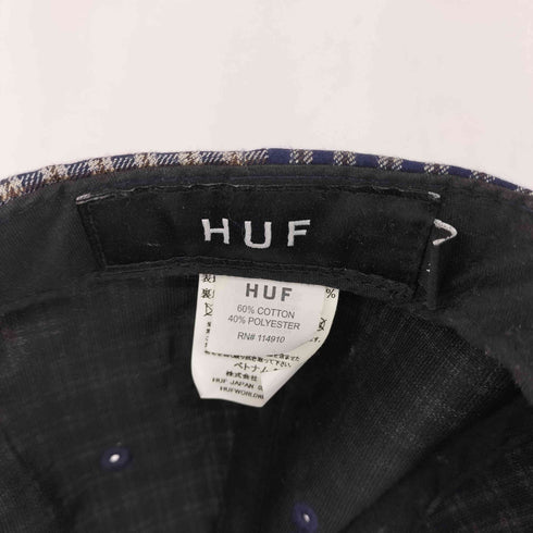 ハフ HUF 1993 PLAID SNAPBACK キャップ メンズ