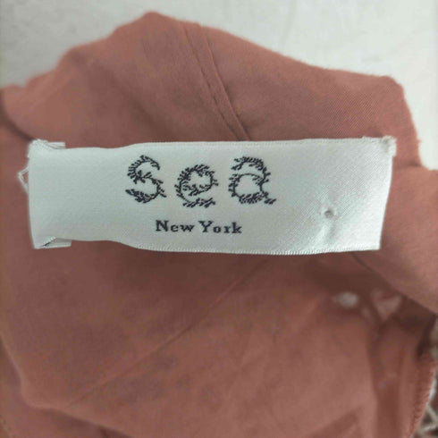 シーニューヨーク sea new york バックリボン レーストップス レディース