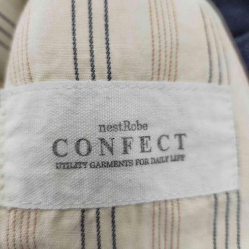 ネストローブ コンフェクト nest Robe CONFECT ストレートデニムパンツ ボタンフライ コットンリネン メンズ