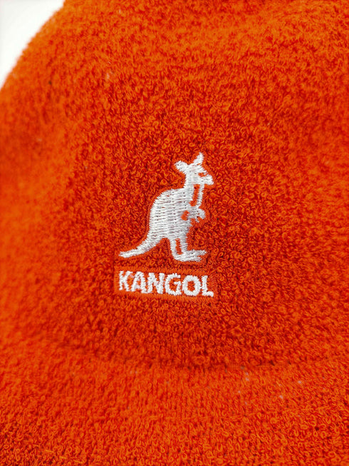 カンゴール KANGOL バケットハット パイル ロゴ 刺繍 レディース M