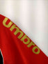 アンブロ UMBRO デサント社製 ロゴプリントツートントラックジャケット メンズ JPN:S