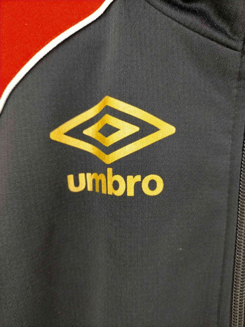 アンブロ UMBRO デサント社製 ロゴプリントツートントラックジャケット メンズ JPN:S