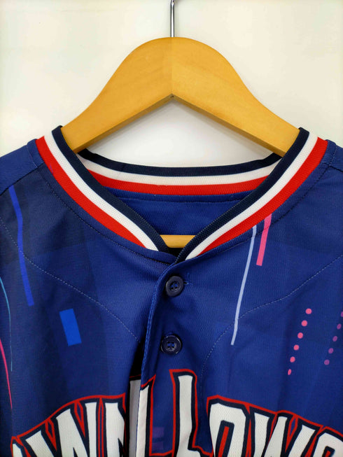 マジェスティック MAJESTIC SWALLOWS JAPAN BASEBALL TEAM ベースボールシャツ メンズ JPN:L
