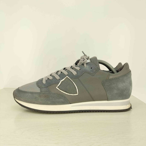 フィリップモデルパリ PHILIPPE MODEL PARIS TROPEZ VEAU ローカットスニーカー メンズ EUR:42