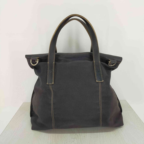 フランクダニエル frank daniel 2WAY レザー キャンバス ショルダーバッグ ハンドバッグ メンズ ONE SIZE