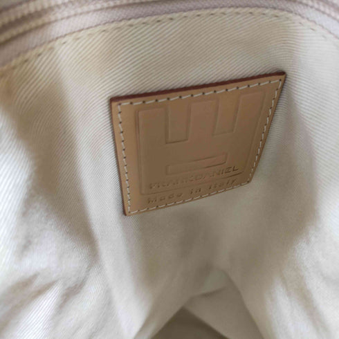 フランクダニエル frank daniel 2WAY レザー キャンバス ショルダーバッグ ハンドバッグ メンズ ONE SIZE