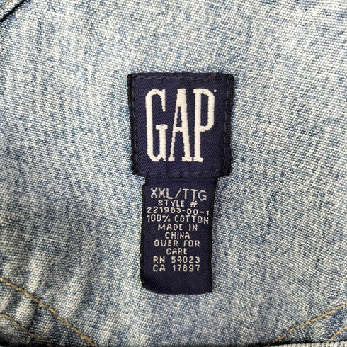 ギャップ Gap 90S authentic design デニム オーバーオール レディース XXL