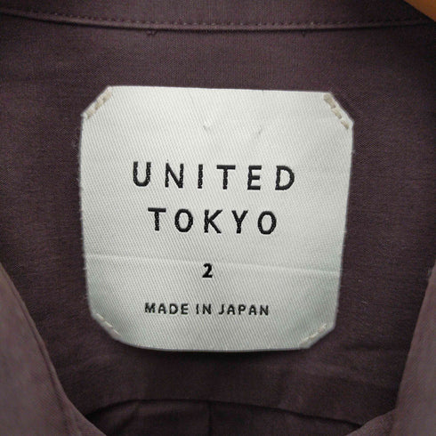 ユナイテッドトウキョウ UNITED TOKYO マルチストレッチブロードシャツ メンズ JPN:2