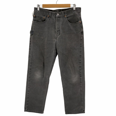 リーバイス Levis 550 relaxed fit usa製 ボタン裏554 先染めブラック メンズ W34
