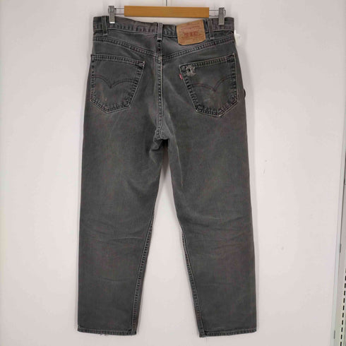 リーバイス Levis 550 relaxed fit usa製 ボタン裏554 先染めブラック メンズ W34