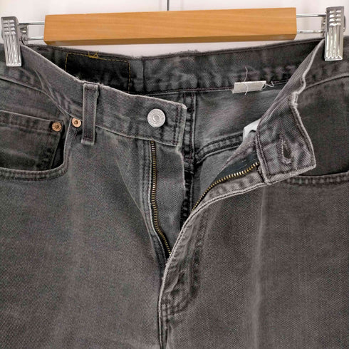 リーバイス Levis 550 relaxed fit usa製 ボタン裏554 先染めブラック メンズ W34