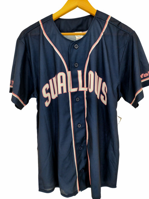 マジェスティック MAJESTIC SWALLOWS JAPAN BASEBALL TEAM ベースボールシャツ メンズ FREE