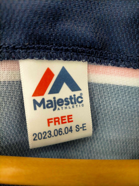 マジェスティック MAJESTIC SWALLOWS JAPAN BASEBALL TEAM ベースボールシャツ メンズ FREE