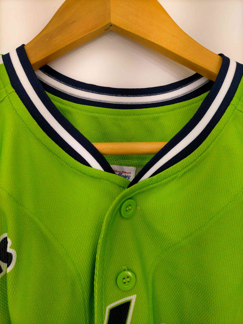 マジェスティック MAJESTIC SWALLOWS JAPAN BASEBALL TEAM ベースボールシャツ メンズ FREE
