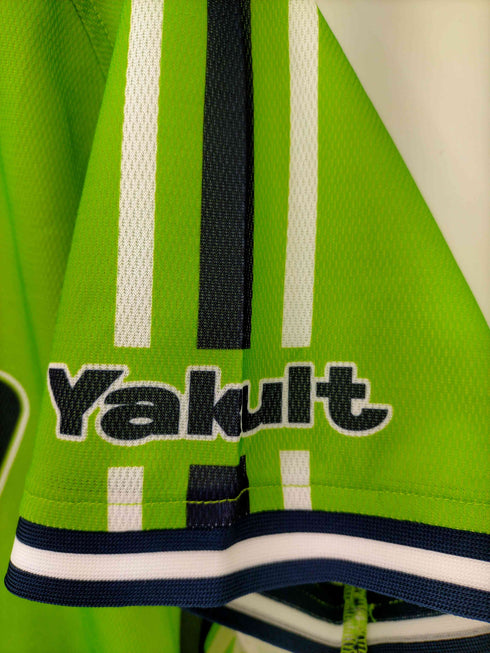 マジェスティック MAJESTIC SWALLOWS JAPAN BASEBALL TEAM ベースボールシャツ メンズ FREE